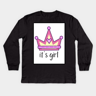 It's girl Kids Long Sleeve T-Shirt